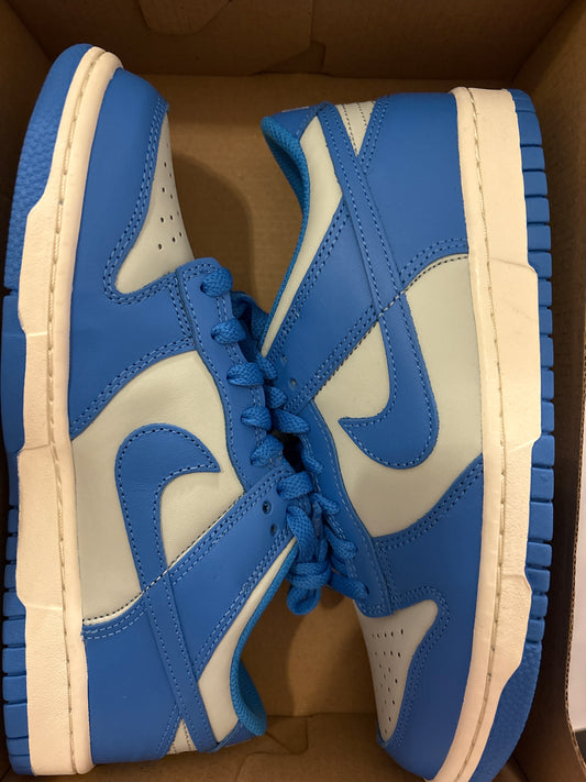Nike Dunk low blau/hellblau, Größe 38,5