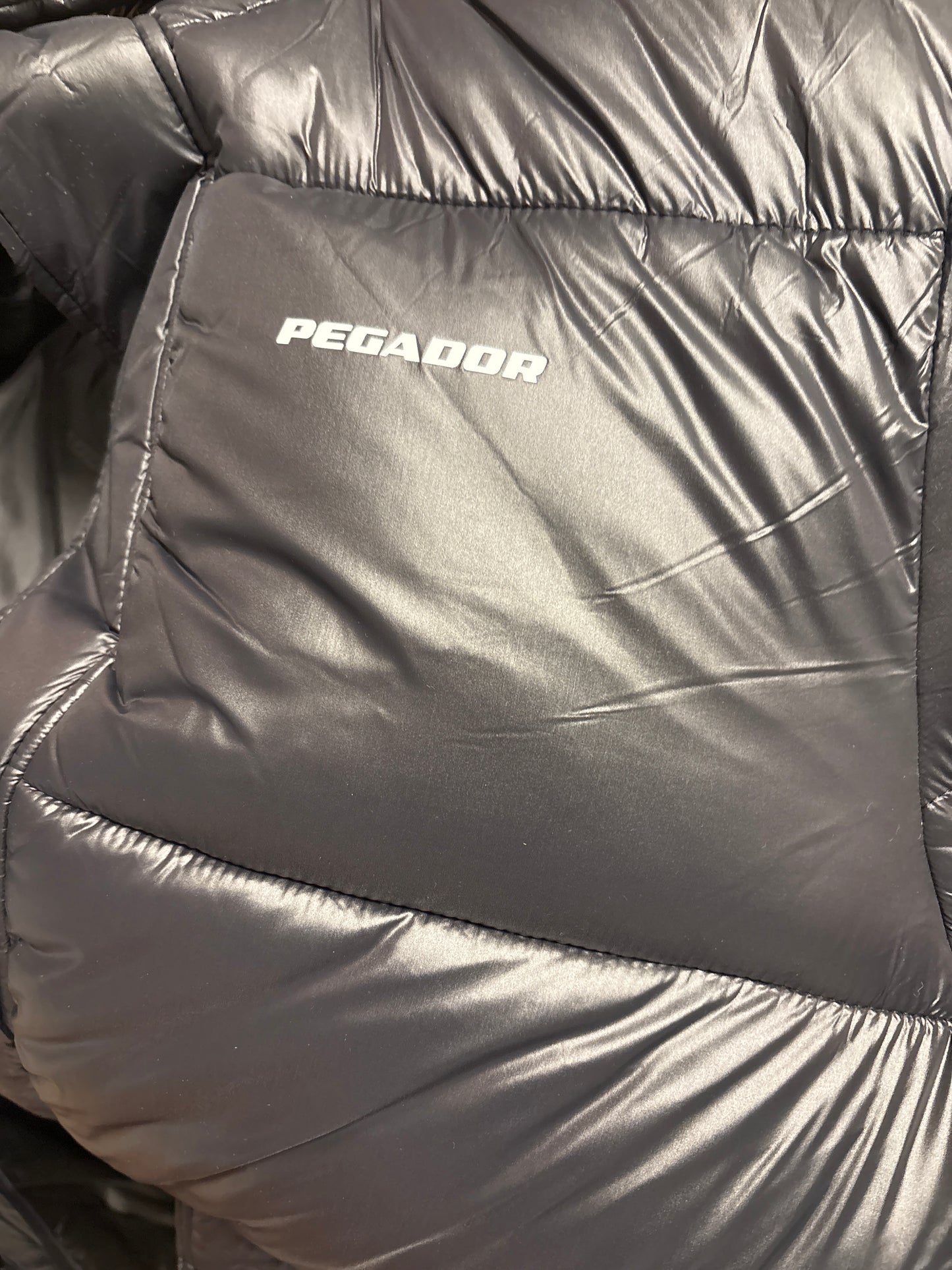 Pegador fette Jacke in schwarz, Größe L