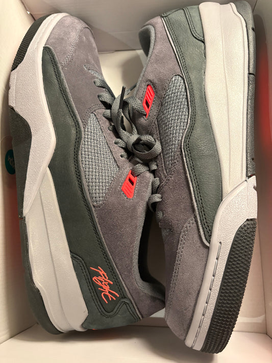 Nike Jordan Flight Court in schwarz/grau, Größe wählbar