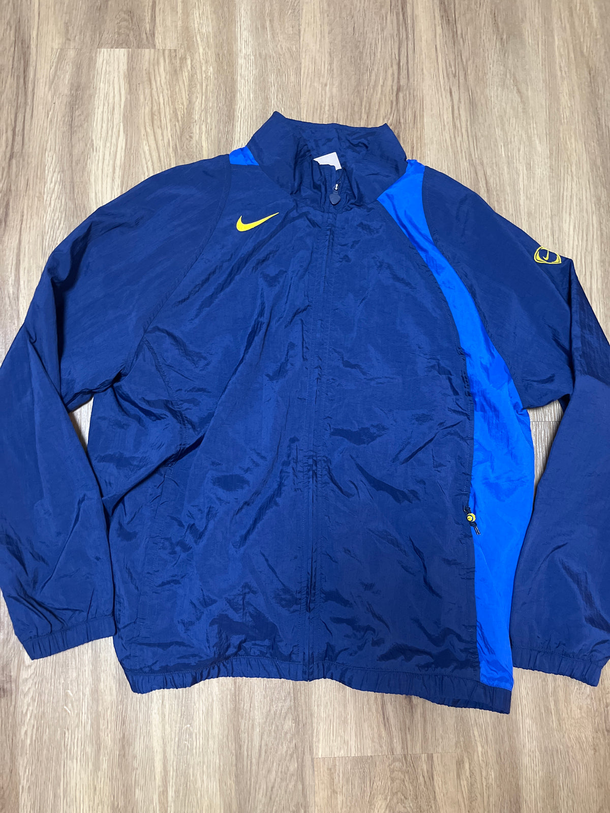 Nike T90 Jacke in dunkelblau, Größe XXL