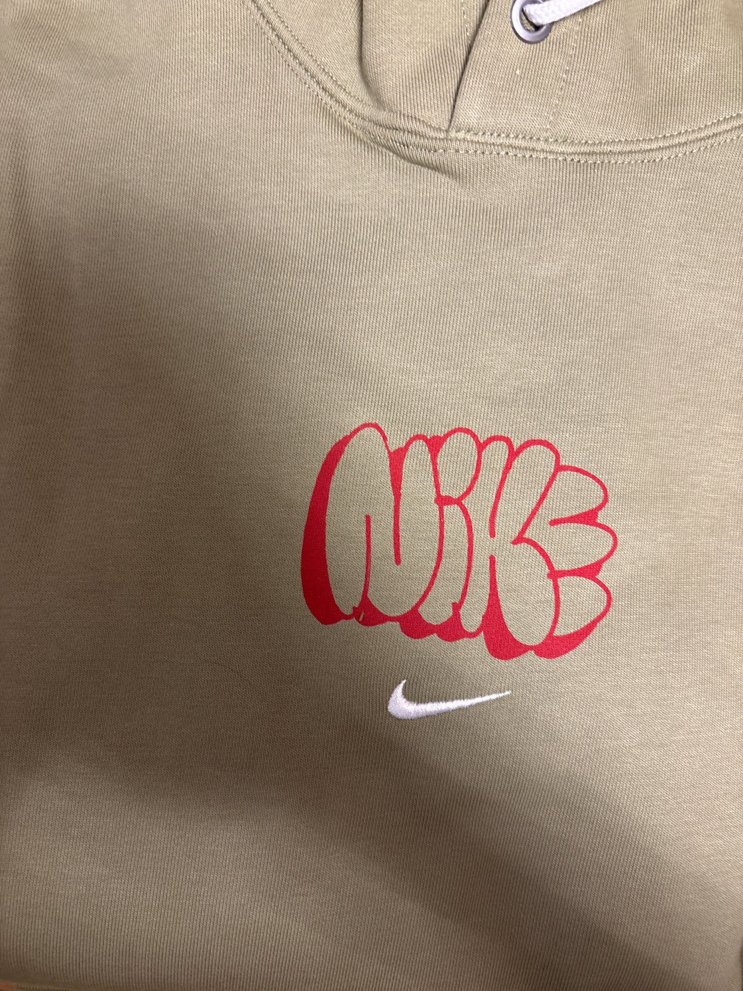 Nike Hoodie Größe wählbar in dunkelgrün/Muster