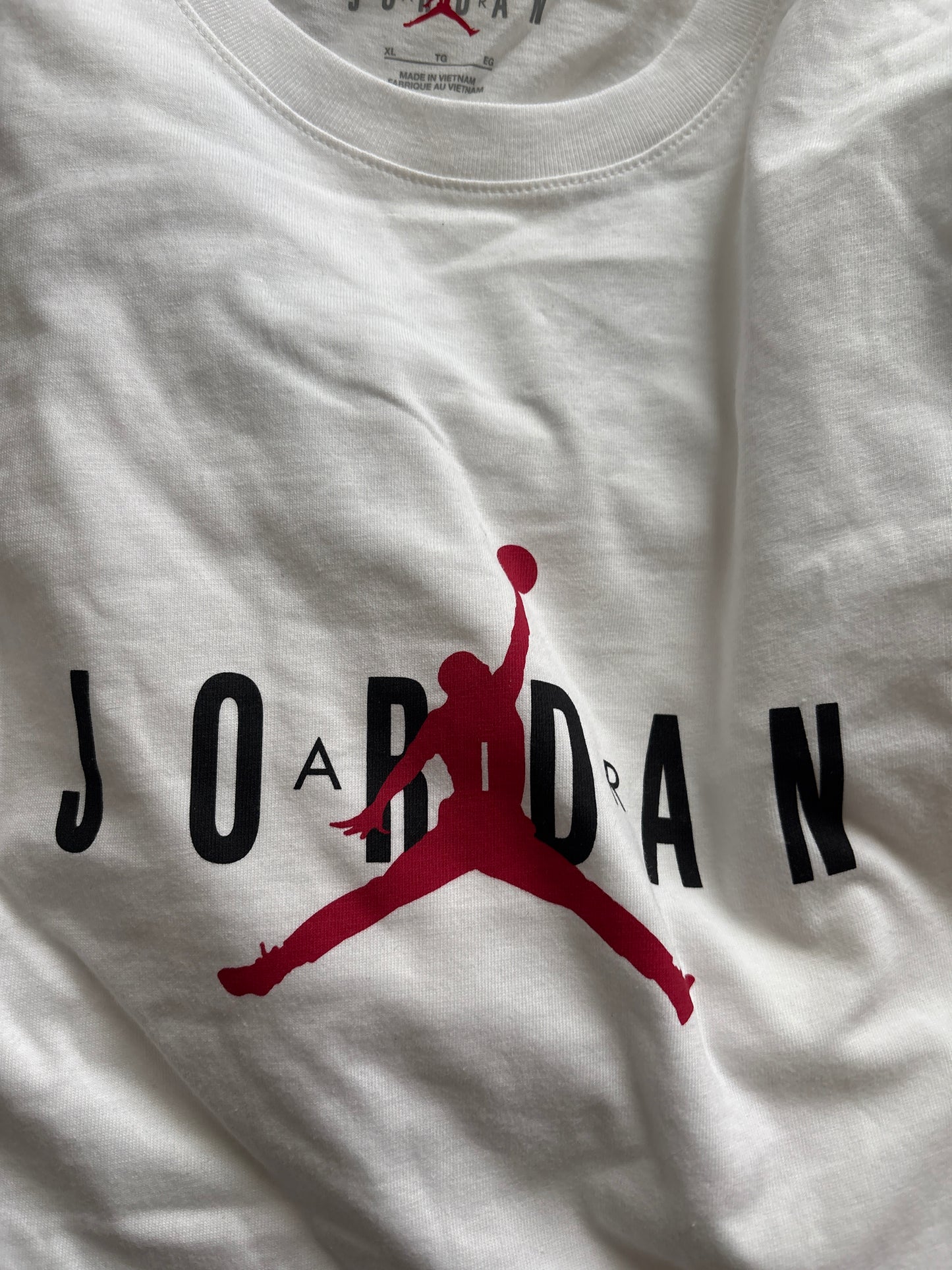 Nike Jordan Shirt, Größe XL in weiss
