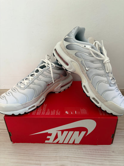 Nike Air Max Plus TN weiss/hellblau/grau, Größe wählbar