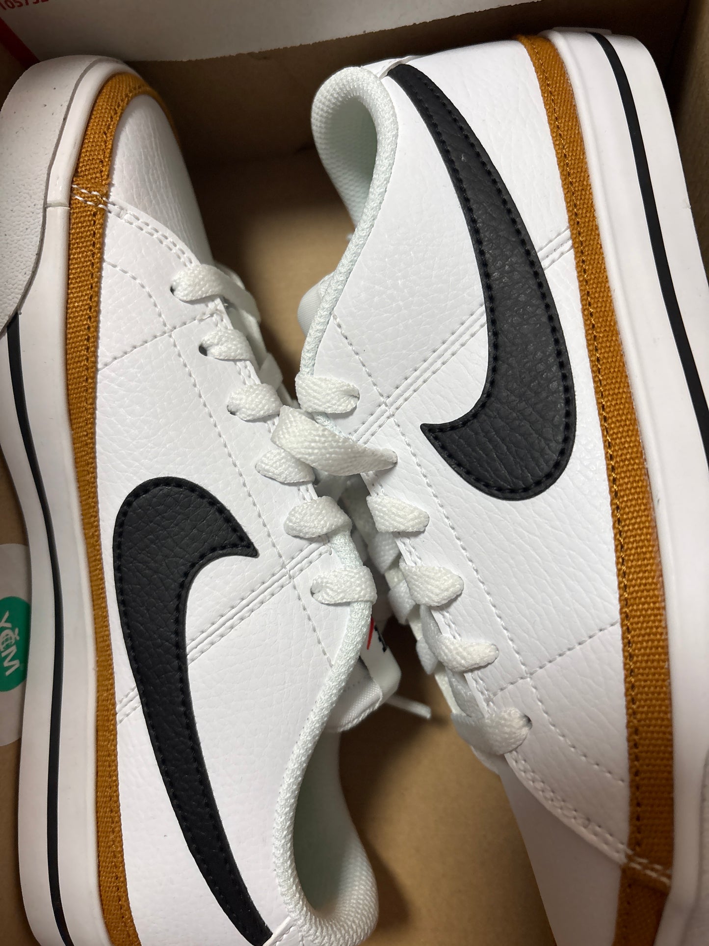 Nike Court Vision Legacy, Gr. 43 in schwarz/weiss/braun