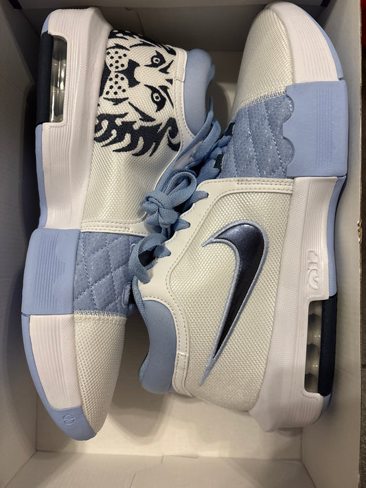 Nike Jordan Lebron Witness VIII, in hellblau/weiss/schwarz, Größe 44