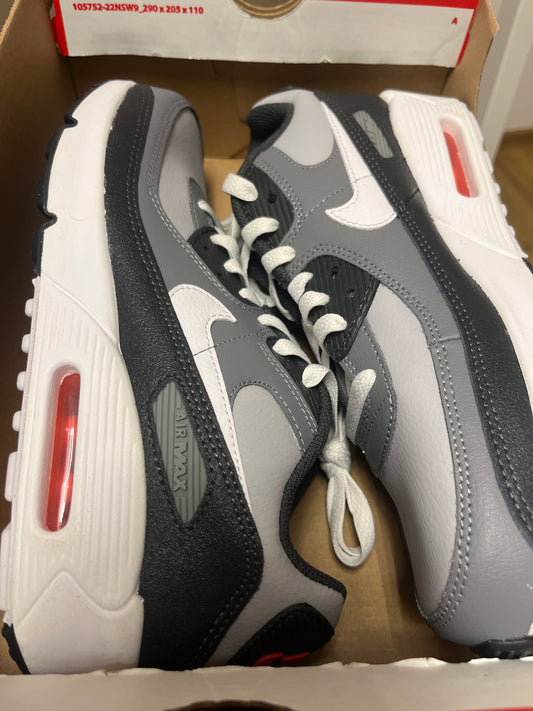 Nike Air Max 90 in schwarz/grau/weiss, Größe wählbar