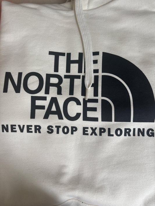 North Face Hoodie creme, Größe wählbar