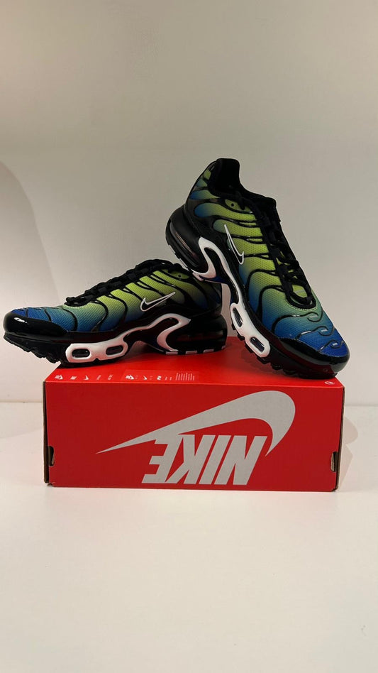 Nike AirMax Plus TN blau/grün/schwarz, Gr. 38