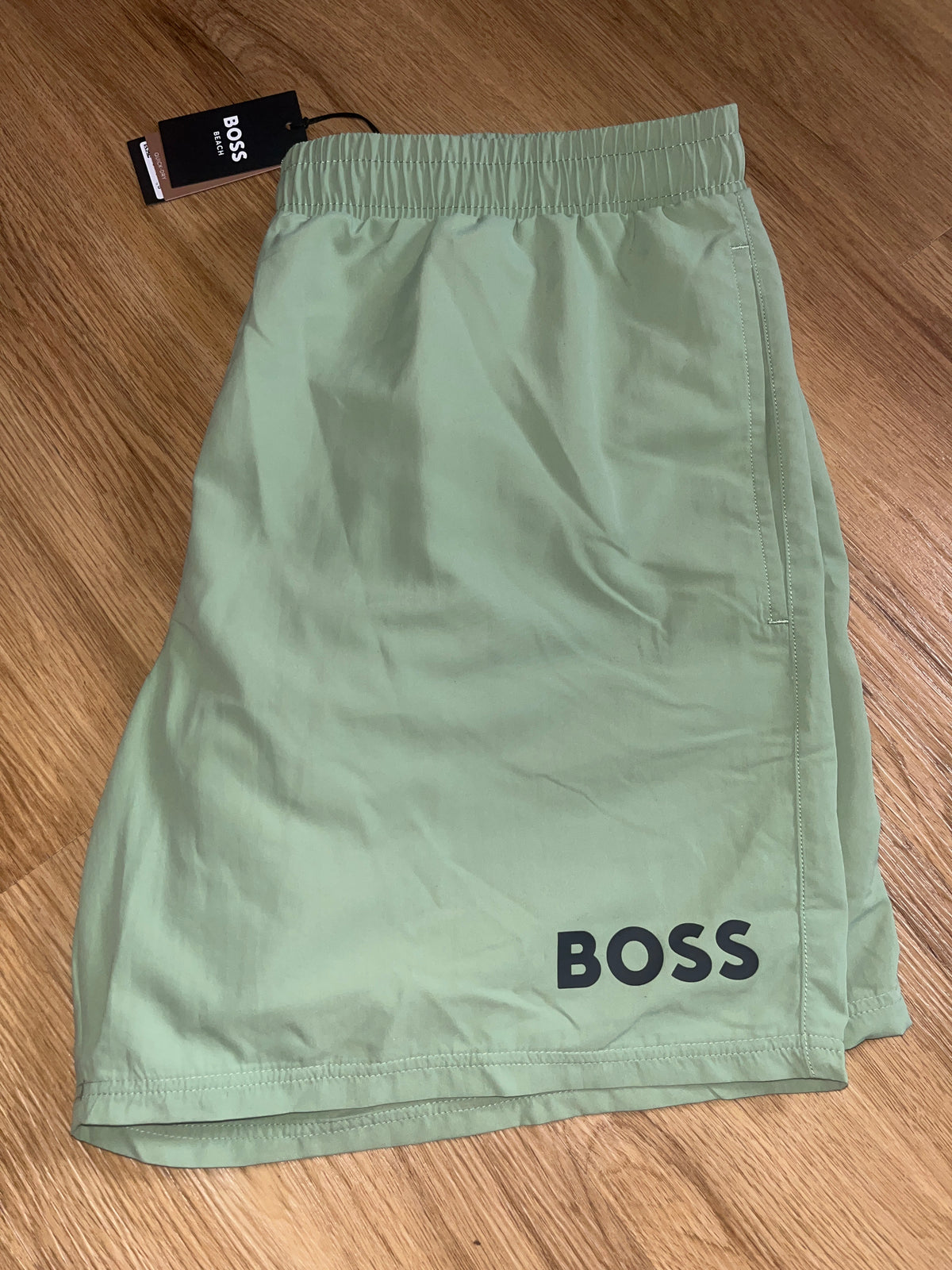 Boss Badehose in mint, Größe L
