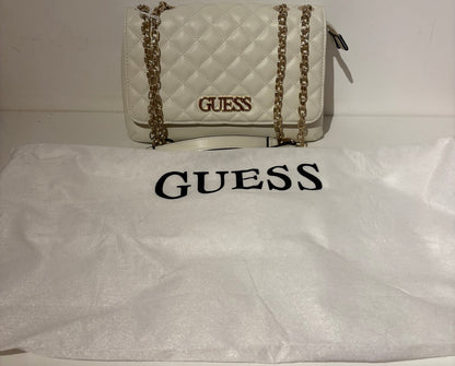 Guess Umhängetasche Alazne in creme/weiss