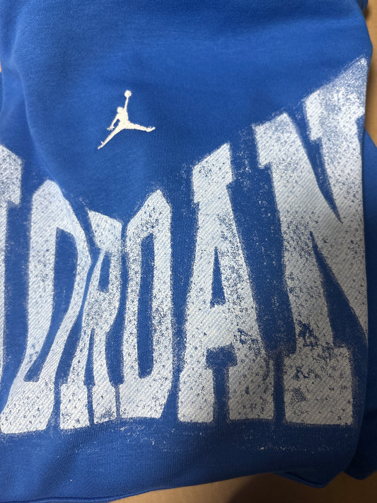 Nike Jordan Hoodie, Größe M im blau