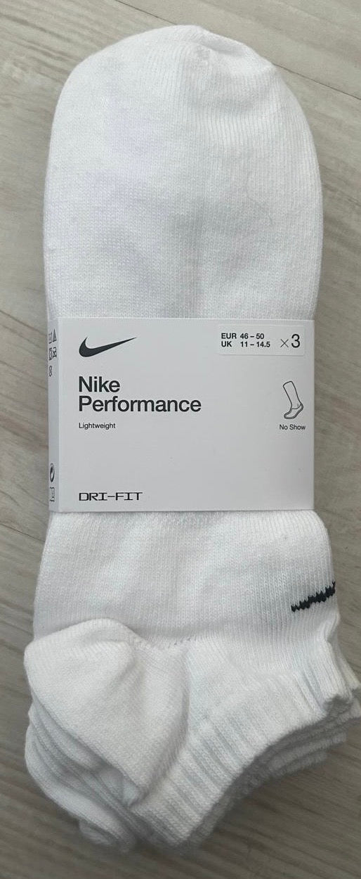 Nike kurze Socken, 3er Pack in weiss, wählbar