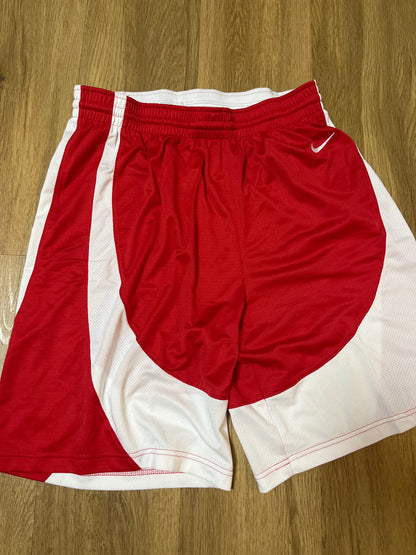 Nike Trainingshose kurz, rot/weiss, Größe wählbar