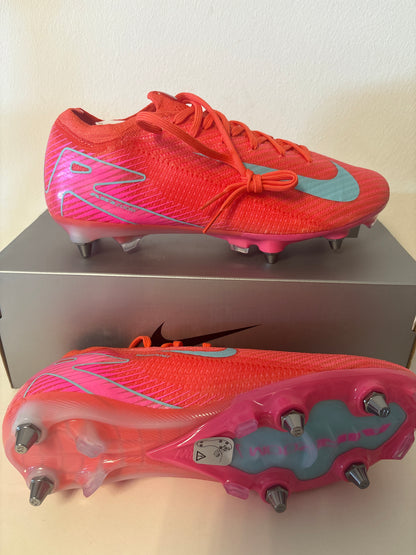 Nike ZM Vapor 16 Elite SG-Pro, Größe wählbar in pink/türkis ( Fussballschuh )