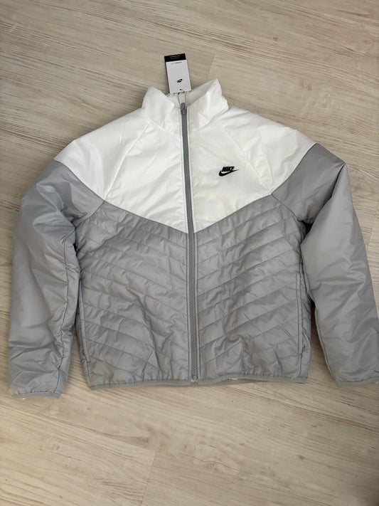 Nike Jacke weiss/hellgrau, Größe M