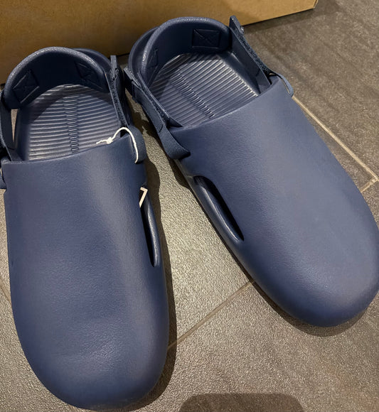 Nike Badelatschen Calm Mule, Größe 48,5 , Farbe dunkelblau