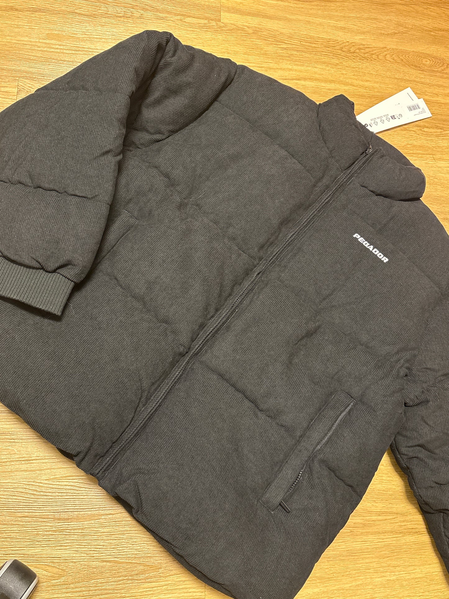Pegador Winterjacke in schwarz, Größe wählbar