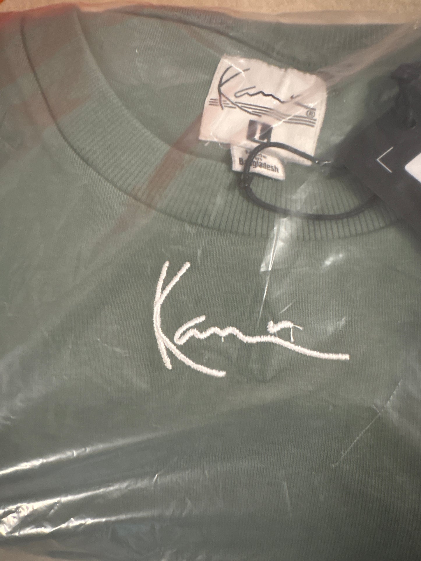 Karl Kani Shirt, Größe L in grünton