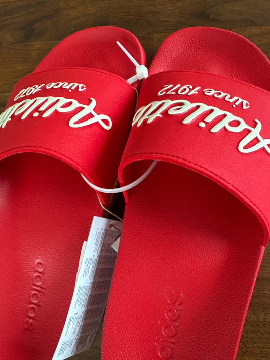 Adidas Badelatschen, Größe wählbar, Farbe rot