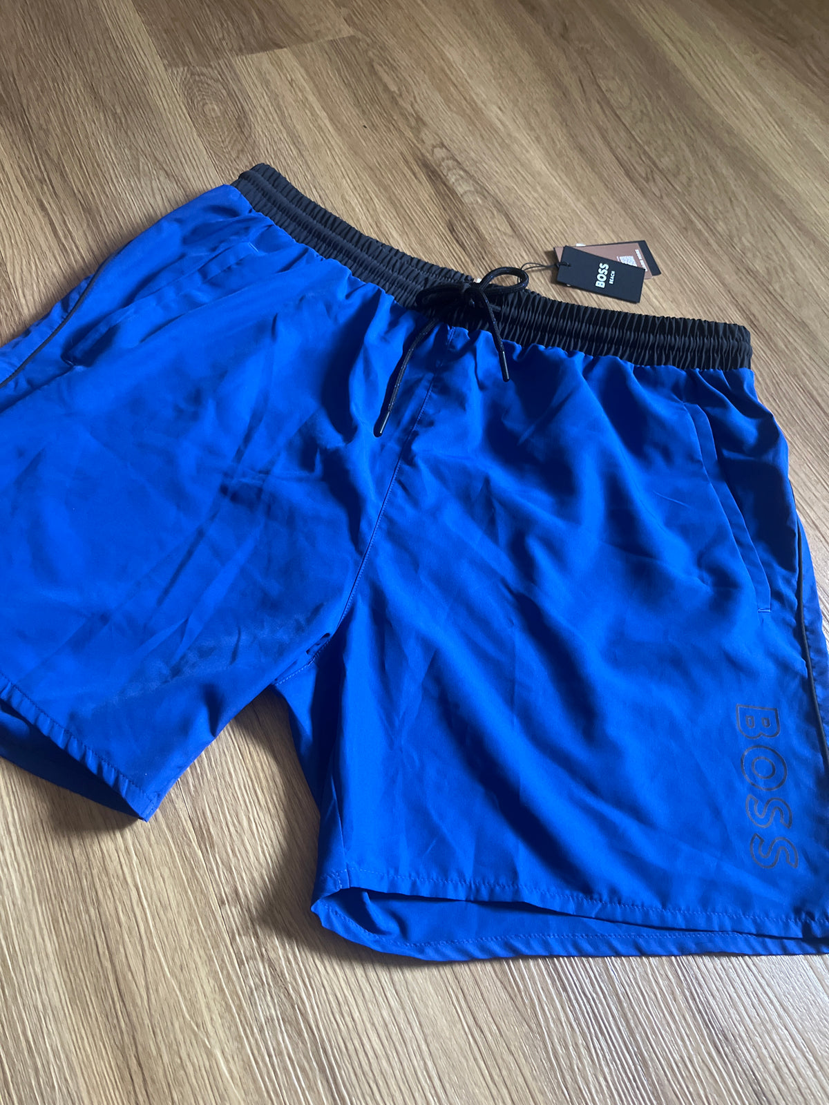 Boss Badehose in dunkelblau/schwarz, Größe wählbar