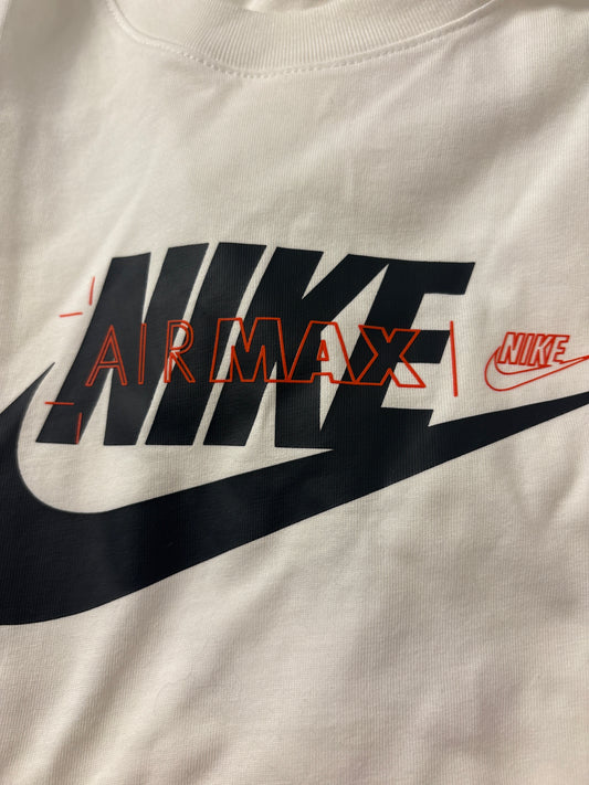 Nike Shirt, Größe Kinder XL in weiss/schwarz/orange
