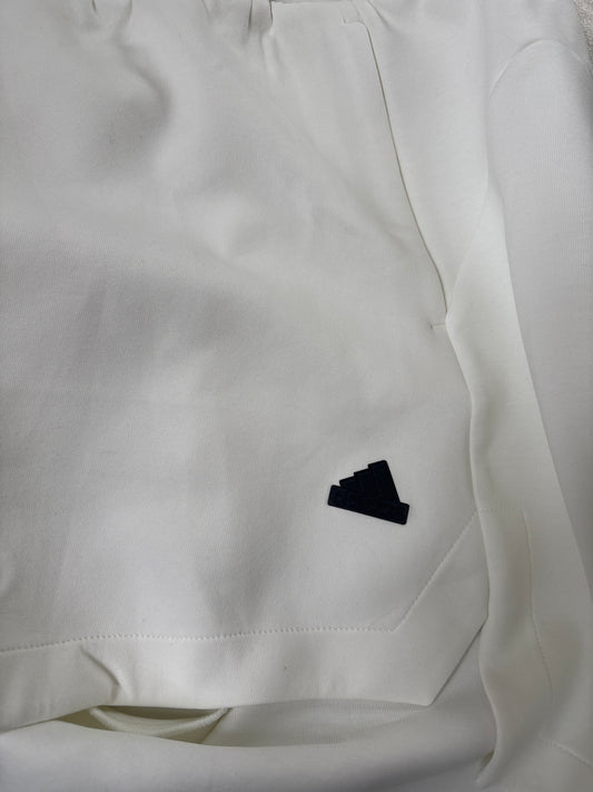 Adidas kurze Damen Hose, creme, Größe wählbar