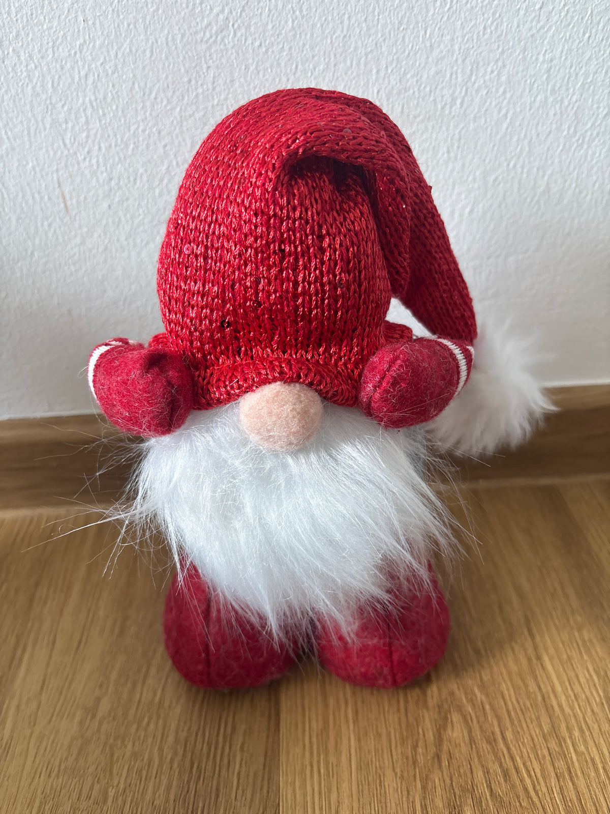 Deko Weihnachtszwerg klein rot