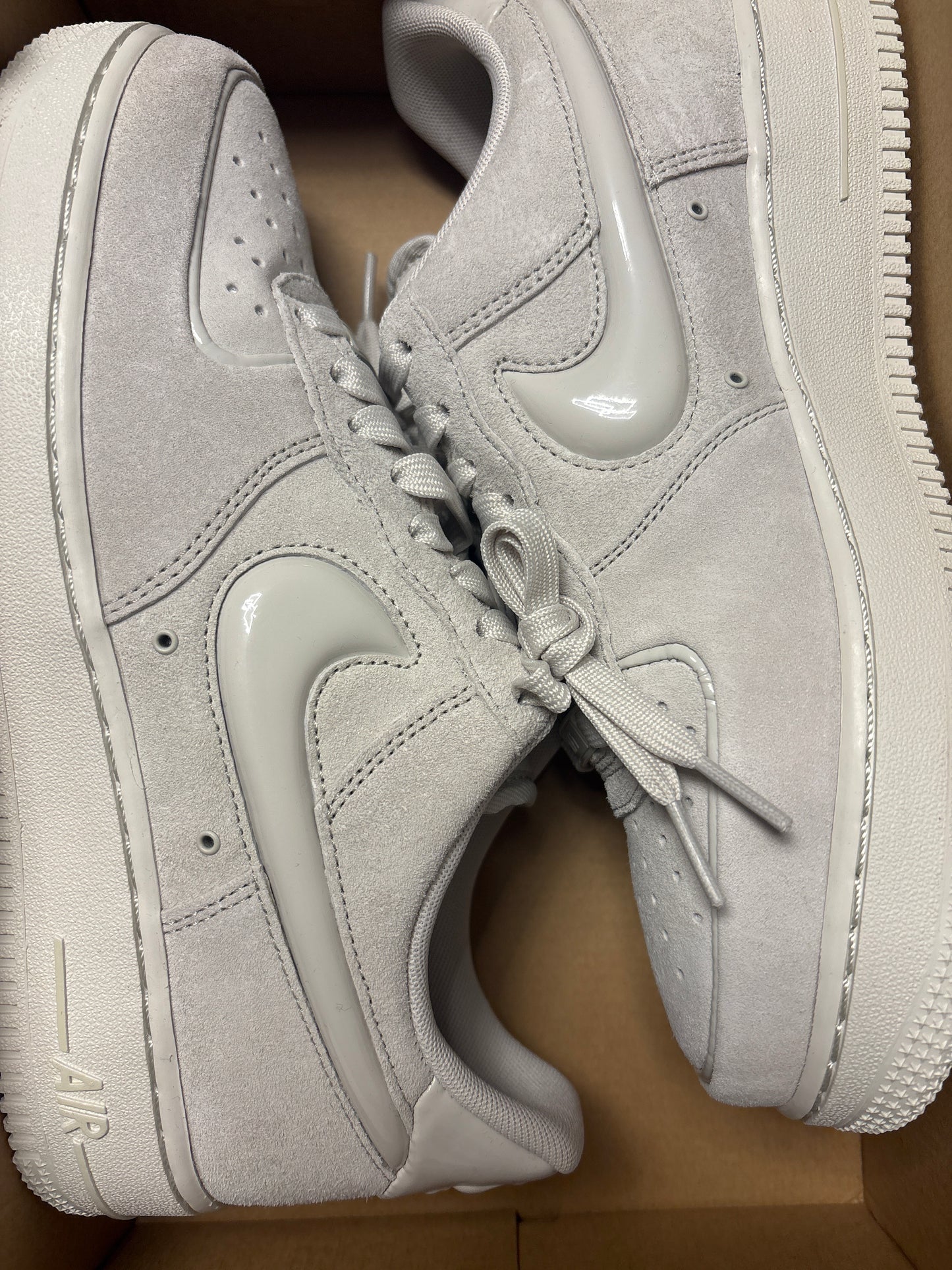 Nike Air Force 1, Gr. 40,5 hellgrau