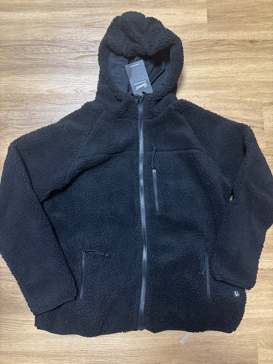 Brandit Teddyfleece Jacke in schwarz, Größe wählbar