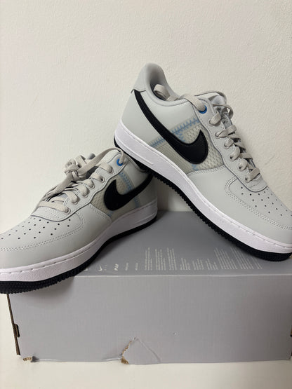 Nike Air Force 1 weiss/grau/schwarz, Größe wählbar