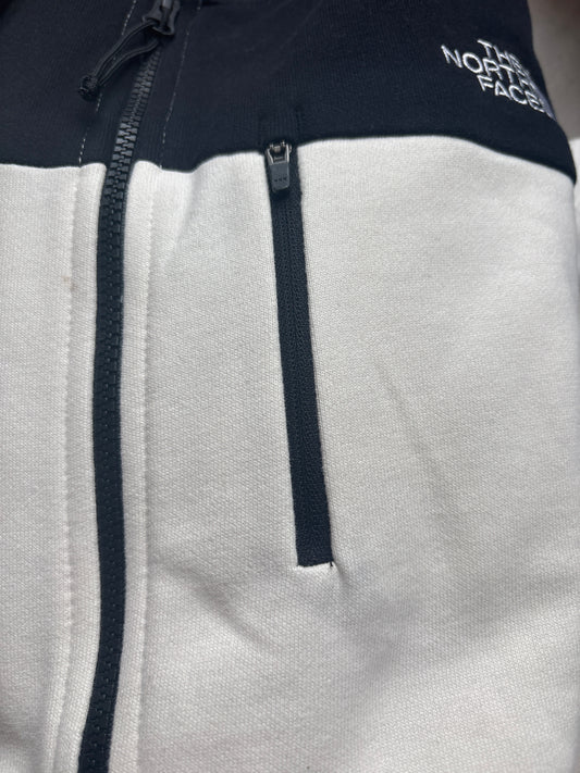 North Face Joggingjacke in creme/schwarz , Grösse wählbar