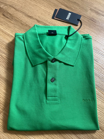 Boss Polo Shirt in grün/schwarz, Größe XXL