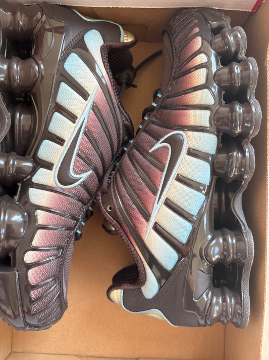 Nike Shox TL in braun/hellblau, Größe wählbar