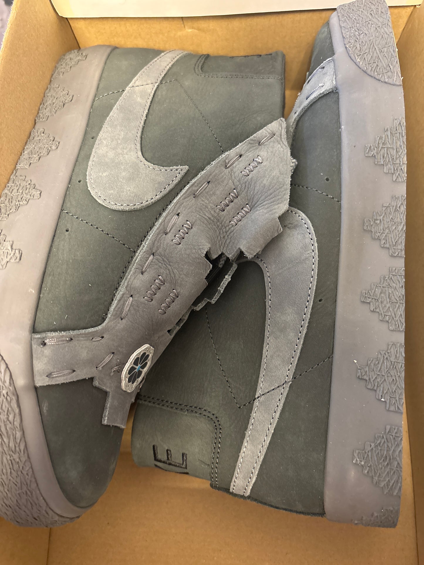 Nike Blazer schwarz/grau, Größe wählbar