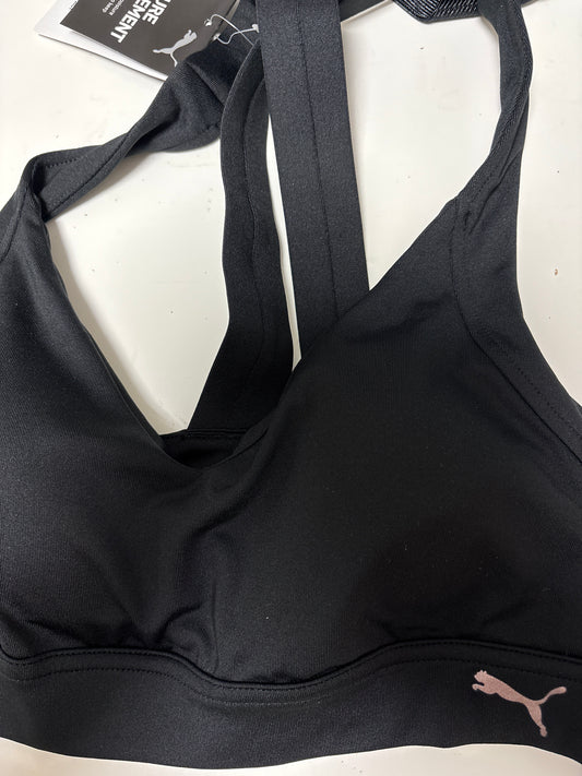 Puma Sport BH in schwarz mit zeichen, Größe wählbar