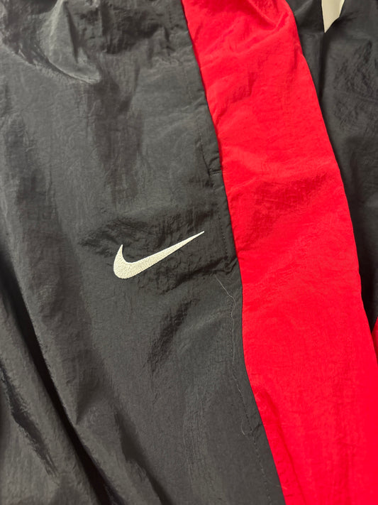 Nike T90 Hose, schwarz/rot, Größe wählbar