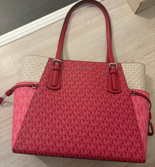 Michael Kors Shopper Voyager Dark Raspberry Framboise Noire multi