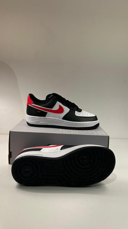 Nike Air Force 1 schwarz/weiss/rot Größe wählbar