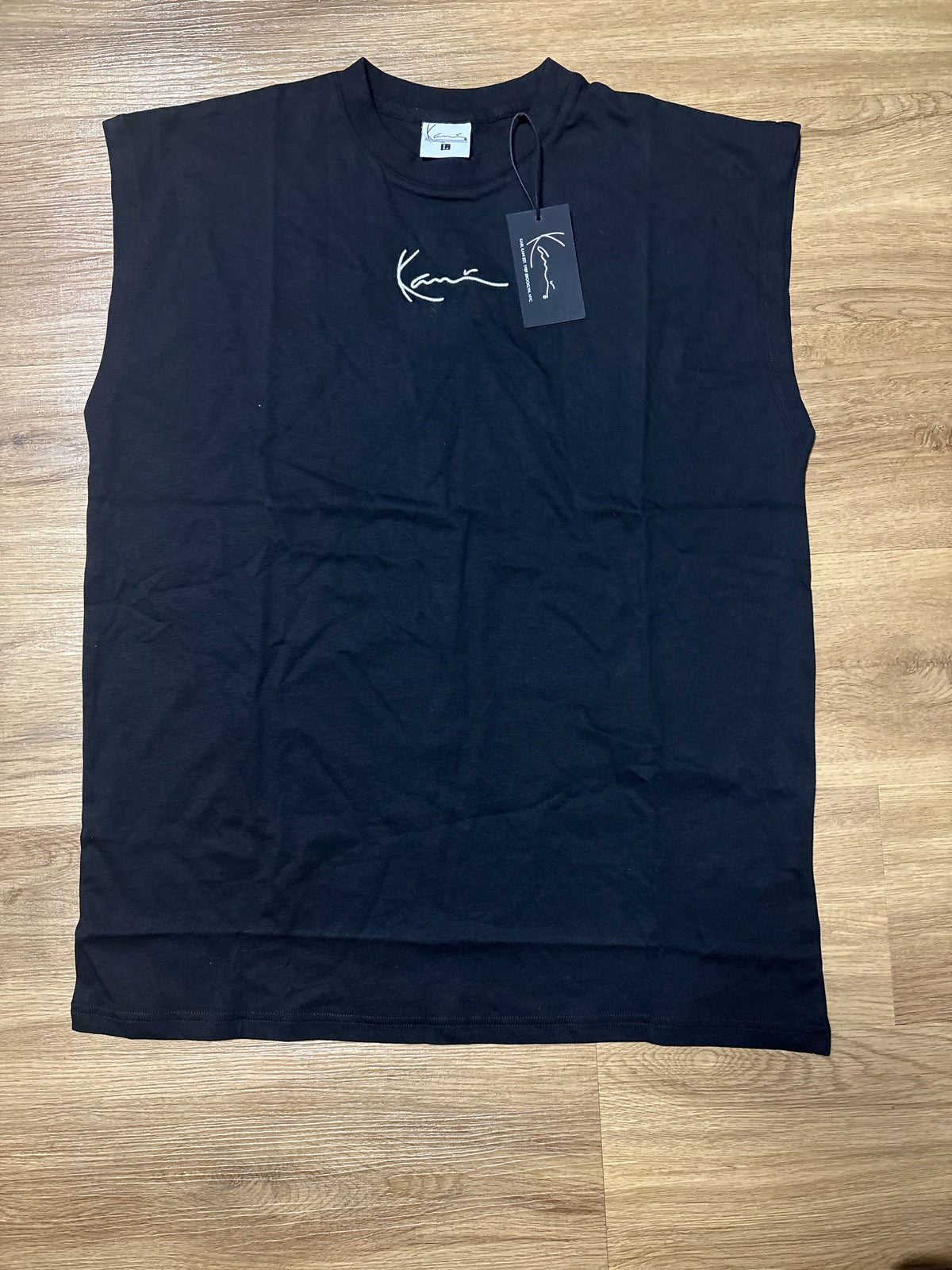 Karl Kani Trägershirt, Größe L in schwarz