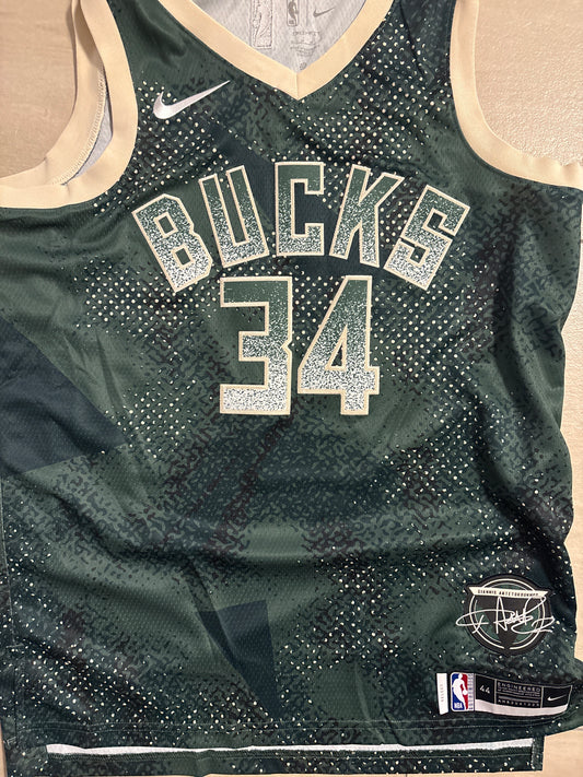 Nike NBA Trikot Milwaukee Bucks, Größe XL  in grün