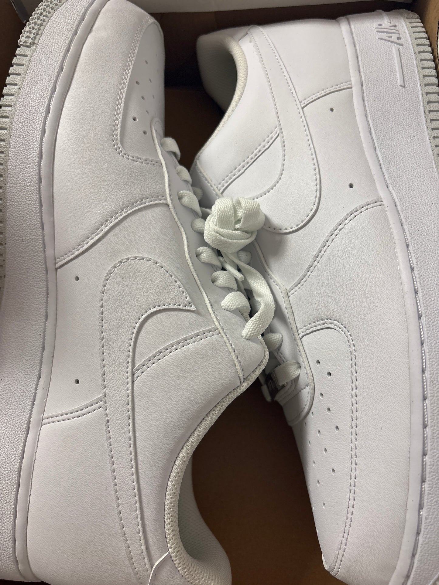 Nike Air Force 1 grau/weiss, Größe wählbar