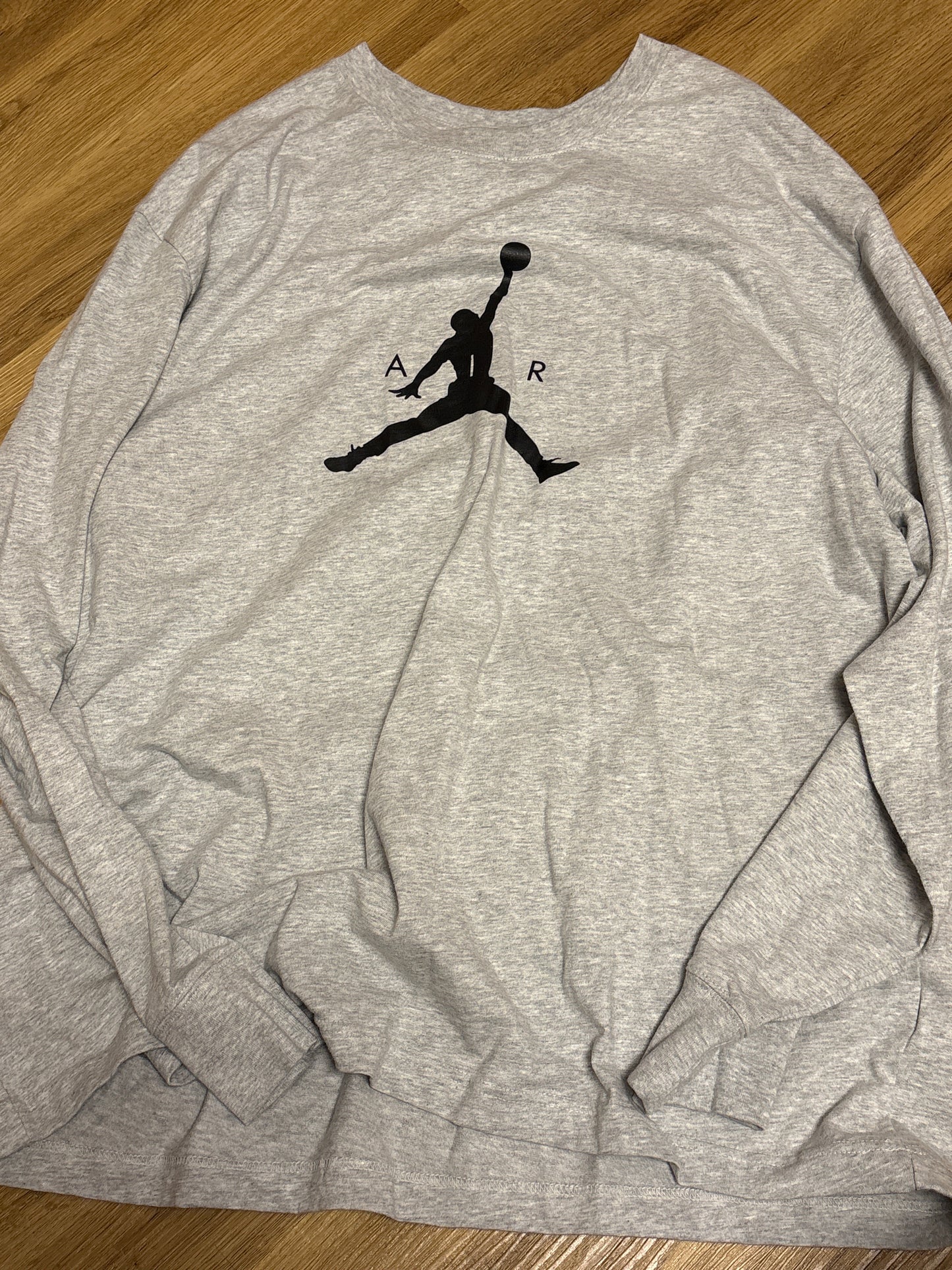 Nike Jordan Shirt (longsleeve) in grau, Größe XXL