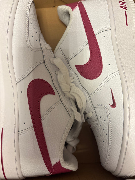 Nike Air Force 1 weiss/rot, Größe wählbar
