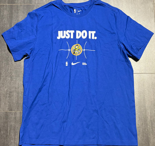 Nike NBA Shirt Denver Nuggets , Größe wählbar in blau