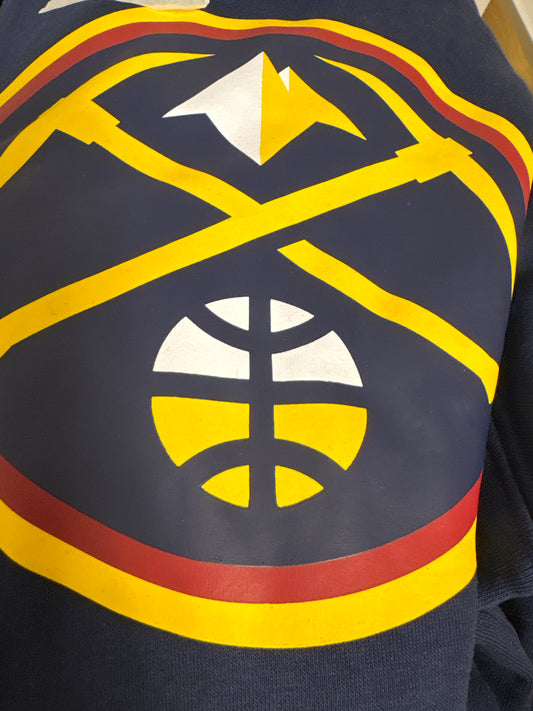 Nike NBA Hoodie, Größe wählbar in dunkelblau Nuggets