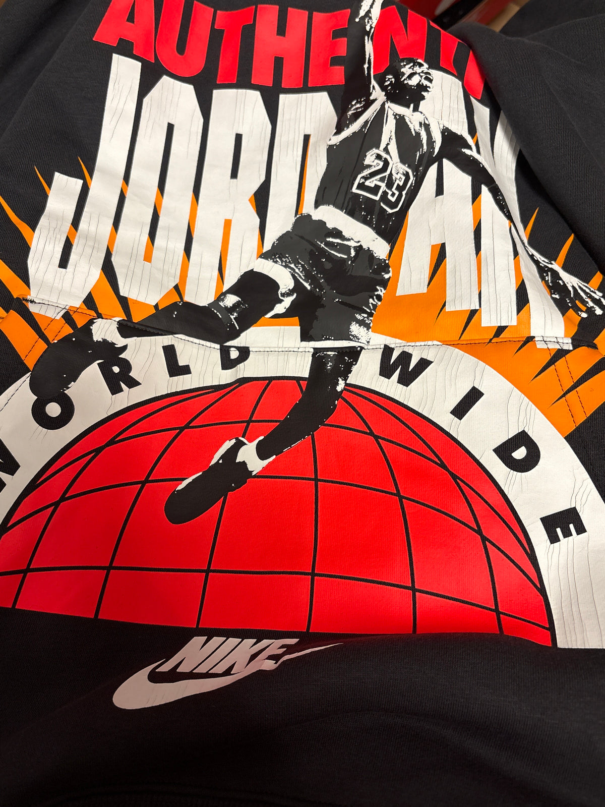Nike Jordan Hoodie in schwarz/bunt, Größe XXL