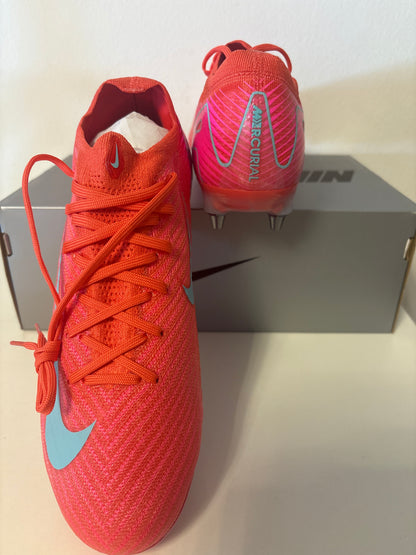 Nike ZM Vapor 16 Elite SG-Pro, Größe wählbar in pink/türkis ( Fussballschuh )