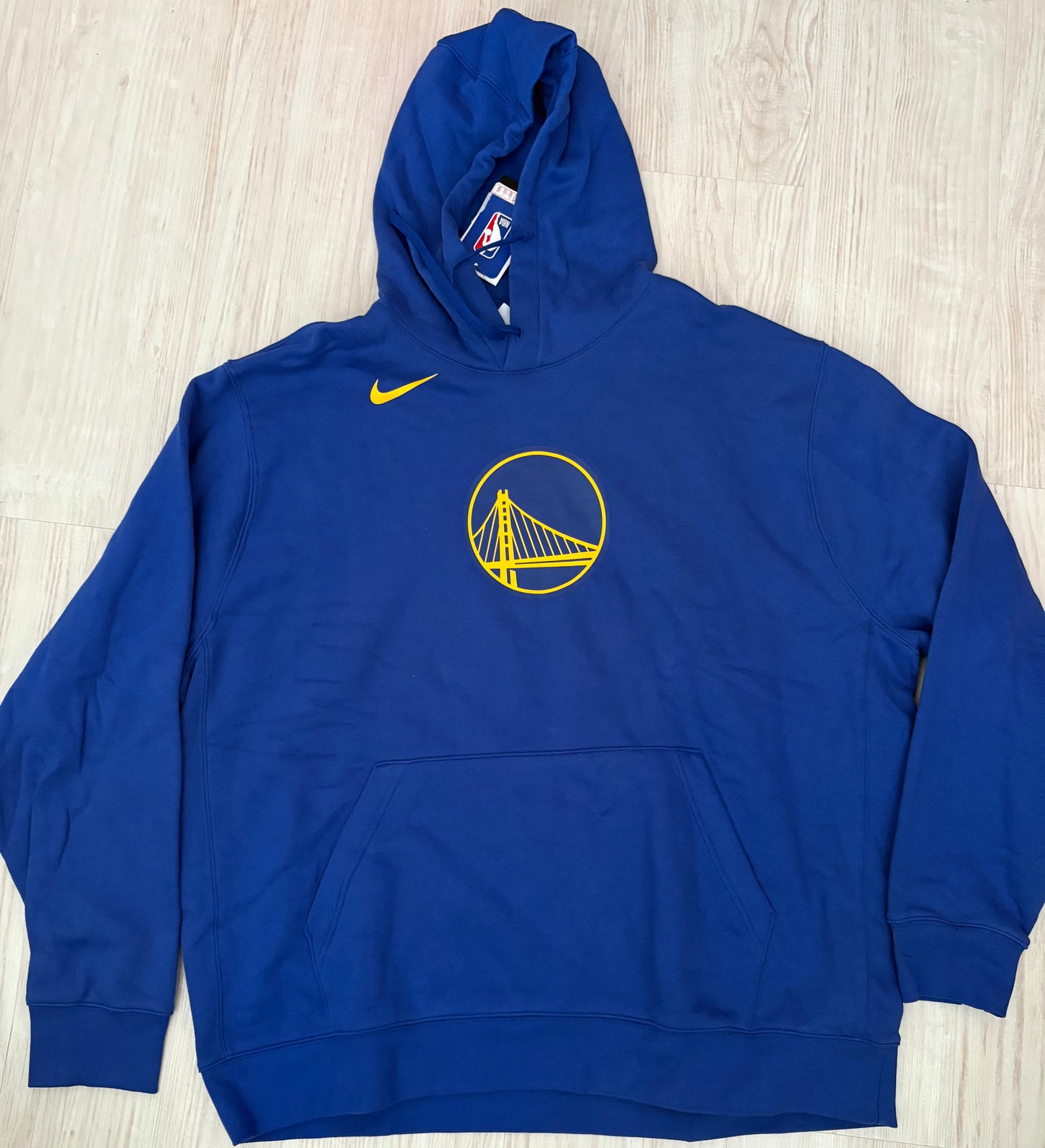 Nike NBA Hoodie Golden State Warriors, blau, in Größe wählbar