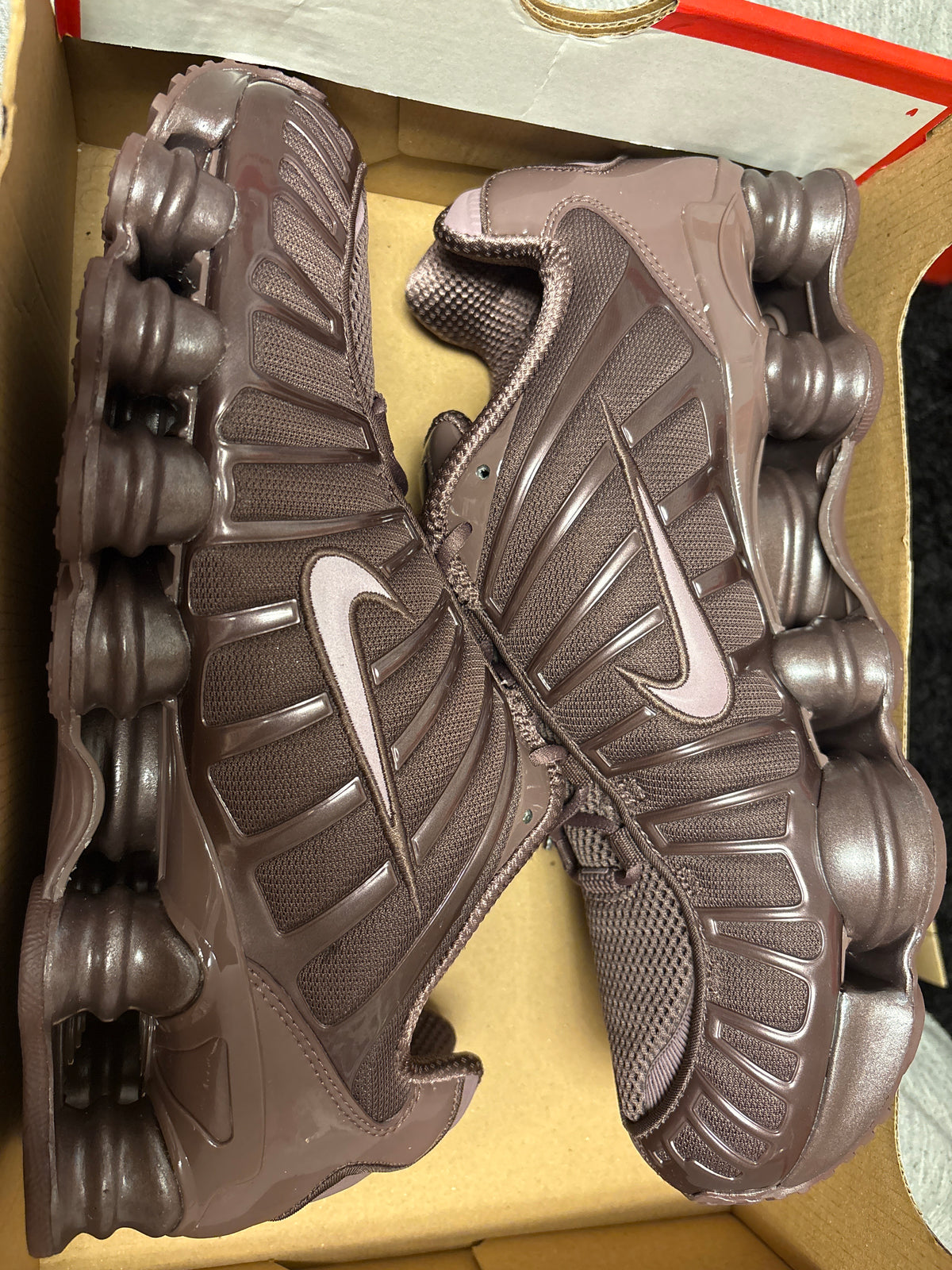 Nike Shox TL in braun, Größe 44,5