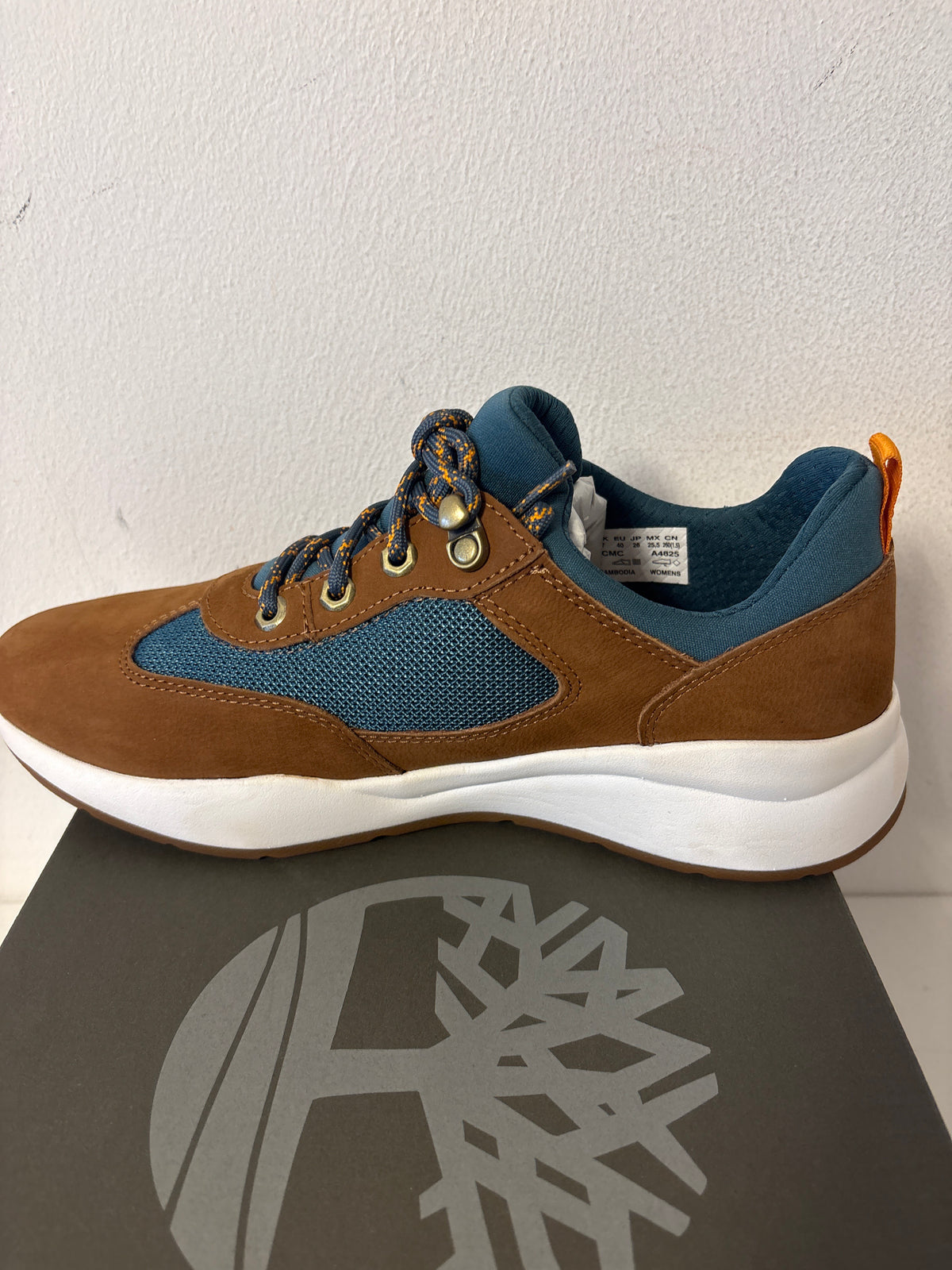 Timberland Borough Project Low Hiker Rust Nubuck, braun/weiss, Größe wählbar
